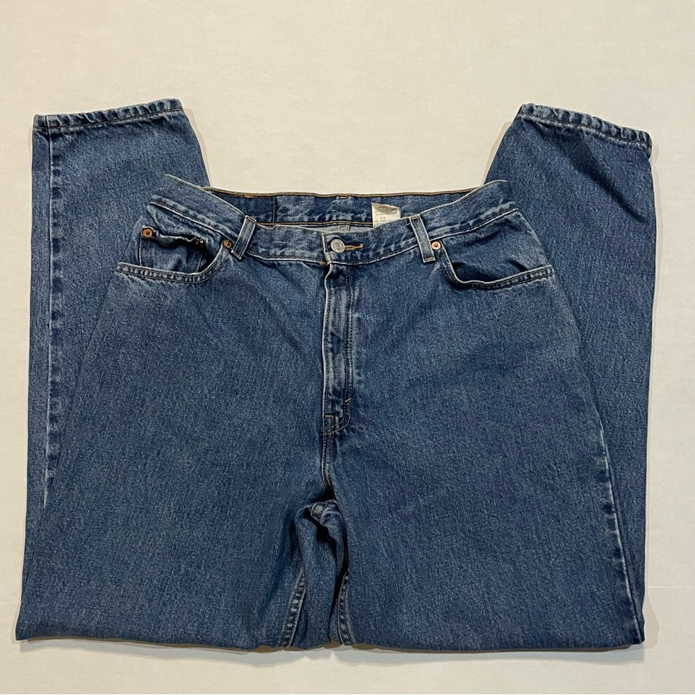 Vintage Levi's 550 Classic Relaxed Fit Tapered Leg Women's Sz 16 Reg Mom Jeans